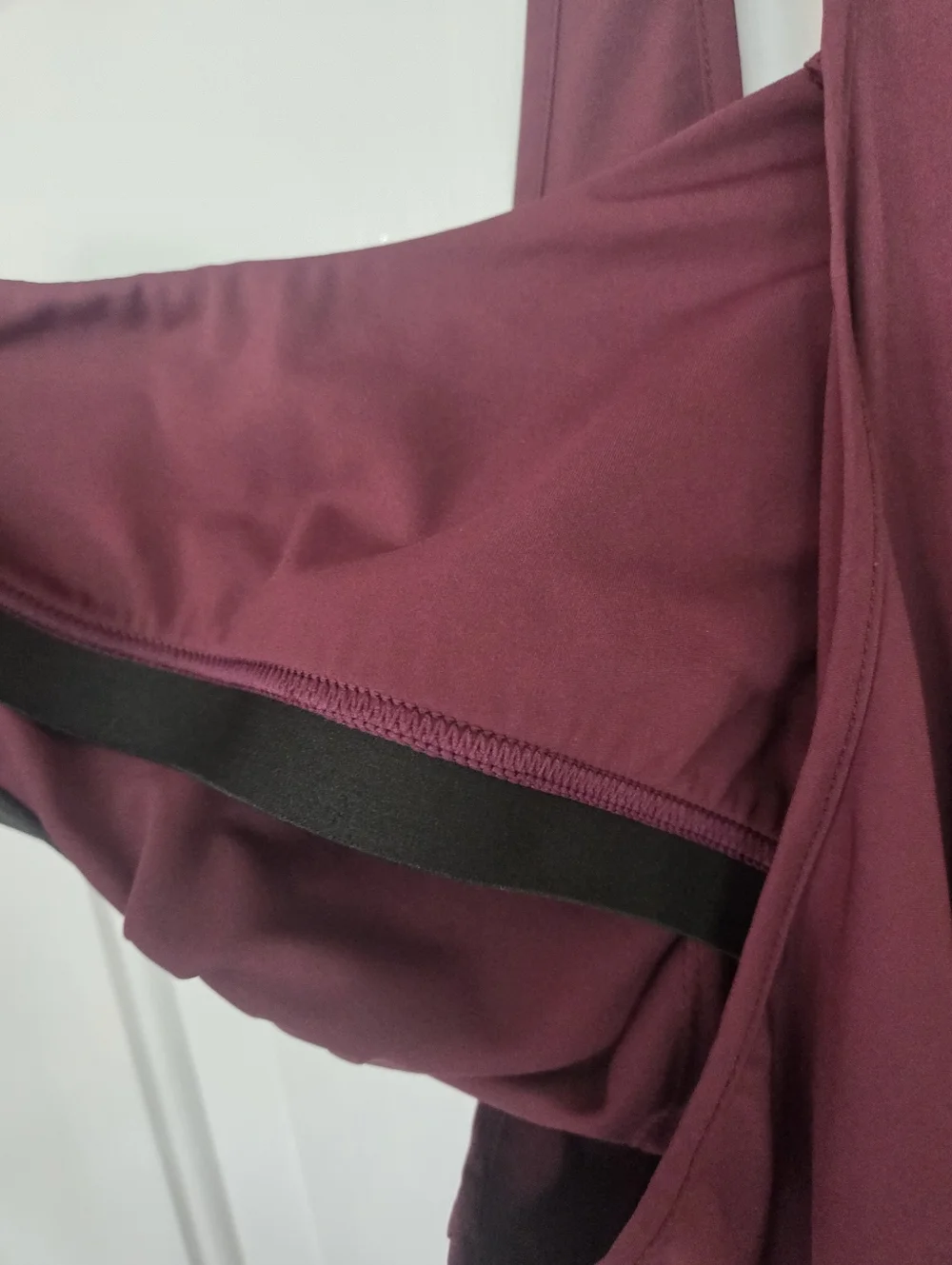Halara XL Sleeveless Burgundy built in bra Maxi Dress - Picture 6 of 10